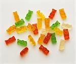 Coloured Gummi bears