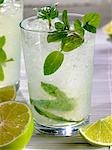 Mojito with fresh mint