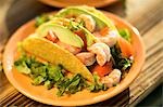 Two Shrimp Tacos with Avocado