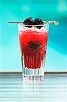 Cocktail with Blackberries