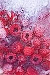 Frozen raspberries