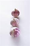 Three garlic bulbs