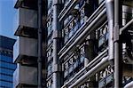 Lloyd's of London Building, Lime Street, City of London.  Architects: Richard Rogers