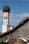 Bavarian village church, Machtlfing