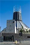 Liverpool Metropolitan (Catholic) Cathedral, Liverpool, Merseyside, England.  Architects: Sir Frederick Gibberd