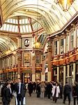 Leadenhall Market, Londres. Architectes : Sir Horace Jones