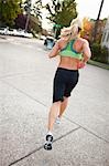 Woman Jogging, Seattle, Washington, USA