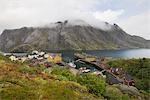 Fischerdorf auf den Lofoten, Norwegen