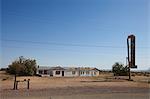 Abandoned Motel, Old Route 66, Eastern California, USA