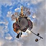 Shoreditch with little planet effect