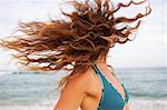 Woman Swinging Hair, Baja California Sur, Mexico