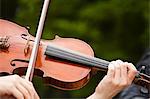 Close-Up of Violinist Playing at Wedding