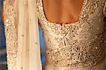 Back of Hindu Bride's Wedding Gown