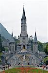 Basilica of our Lady of the Rosary, Lourdes, Hautes-Pyrénées, France