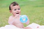 Baby Griping Earth Ball