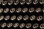 Old Typewriter Keys