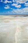 Salt Flat, lac Turkana, Kenya, Afrique