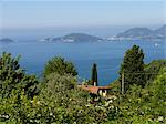 Lac et îles, La Spezia, Province de La Spezia, Ligurie, Italie