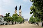 Cathedral of St Stephan and St Sixtus, Cathedral Square, Halberstadt, Harz District, Harz, Saxony Anhalt, Germany