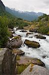 Roseland, Parc National de Folgefonna, Hordaland, Norvège occidentale, Norvège