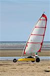 Land Sailing, Normandy, France