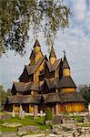 Heddal Stabkirche, Heddal, Norwegen
