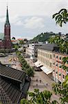Overview of Arendal, Aust-Agder, Norway