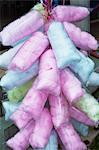 Cotton Candy For Sale at Mahachai Station, Mahachia, Samut Sakhon, Thailand