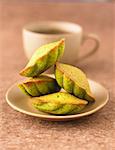 Matcha tea Madeleines