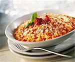 Risotto au parmesan et tomate