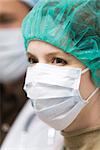 Surgical nurse, close-up