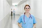 Nurse smiling, portrait