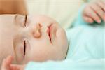 Baby sleeping, close-up