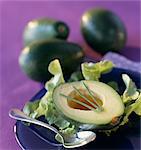 Avocado with french dressing