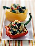 Peppers stuffed with couscous