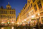 Grand Place at Night, Brussels, Belgium