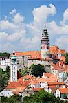 Cesky Krumlov Castle, Cesky Krumlov, South Bohemian Region, Bohemia, Czech Republic