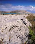 Die Burren, Mullaghmore, Co. Clare, Irland, Turlough (verschwindende See)