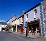 Le château de Bunratty et Folk Park, Co Clare, Irlande ; Folk Park recréation du XIXe siècle la vie