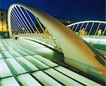 James Joyce Bridge, Dublin, Co Dublin, Ireland;  Bridge Designed By Spanish Architect Santiago Calatrava And Opened In 2003