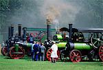 Stradbally, Co Laois, Irlande ; Rallye de moteur de traction