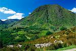 Broaghabinnia montagne, vallée noire, Parc National de Killarney ; Irlande, Mountain Scenic