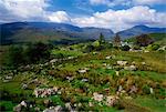 Vallée noire de Molls Gap, Parc National de Killarney, comté de Kerry, Irlande ; Scenic Rocky