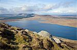 Blick über den Lough Easky im Herzen der Berge Ox, County Sligo, Irland