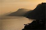 Amalfi Coast at Sunset, Campania, Italy