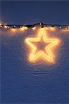 Star Shaped Christmas Light, Bavaria, Germany