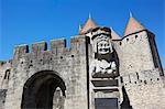 Carcassonne, Aude, Languedoc Roussillon, Frankreich