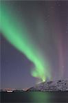 Northern Lights, Ersfjorden, Tromsø, Troms, Norvège