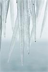 Icicles, close-up