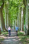 Couple Riding Bicycles, France